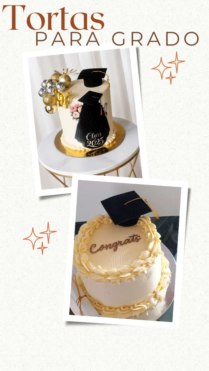 Tortas personalizadas para grado