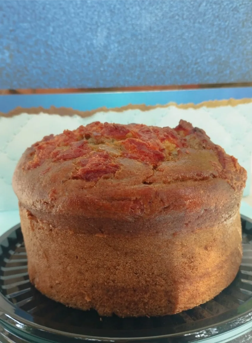 Torta de plátano maduro y queso