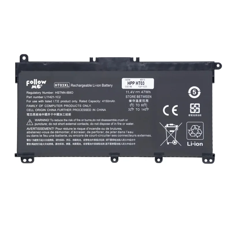 BATERIA PARA PORTATIL HP 14 BF 15CC 15CD HT03XL COD. 00004913